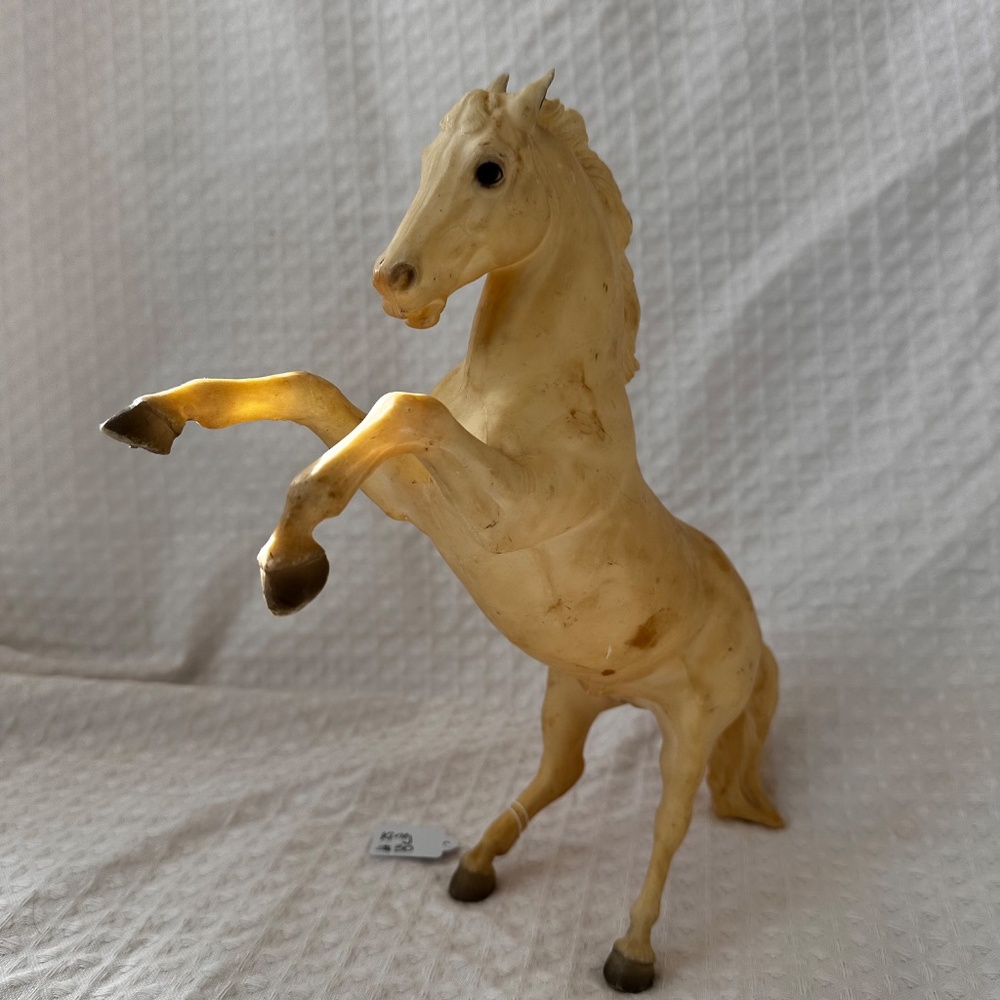 Vintage Breyer #30 King Fighting Stallion Alabaster Lippizan - Picture 4 of 15